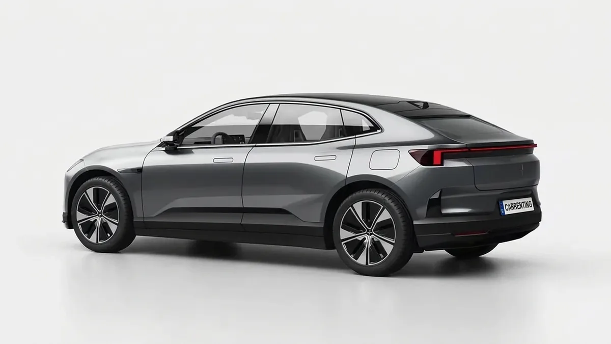 Polestar 4 Long Range Single 200kW en renting en Zaragoza — Delantera