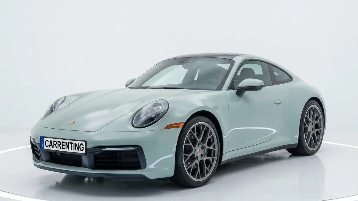 Porsche 911 Carrera en renting en Zaragoza — Lateral