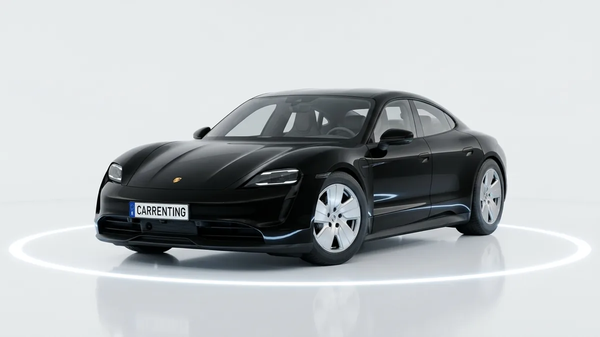 Porsche Taycan 4 en renting en Zaragoza — Lateral