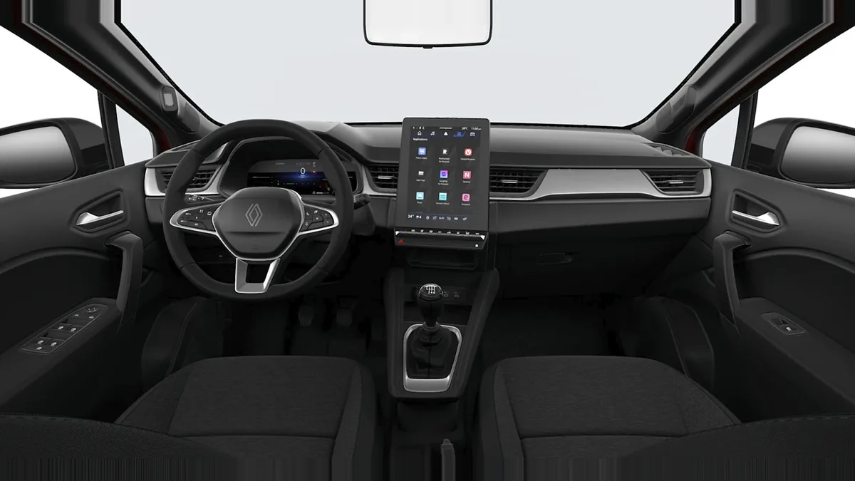 Renault Captur Evolution ECO-G 120CV en renting en Zaragoza — Interior