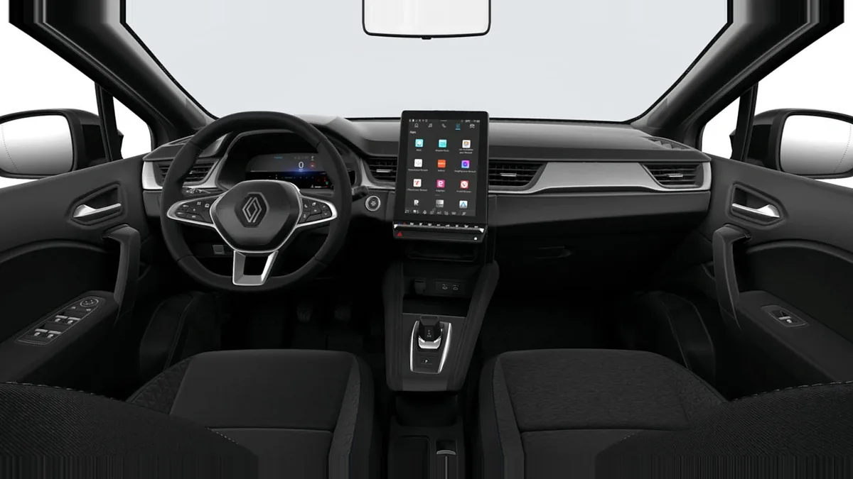 Renault Captur Evolution TCE 140cv DCE en renting en Zaragoza — Interior