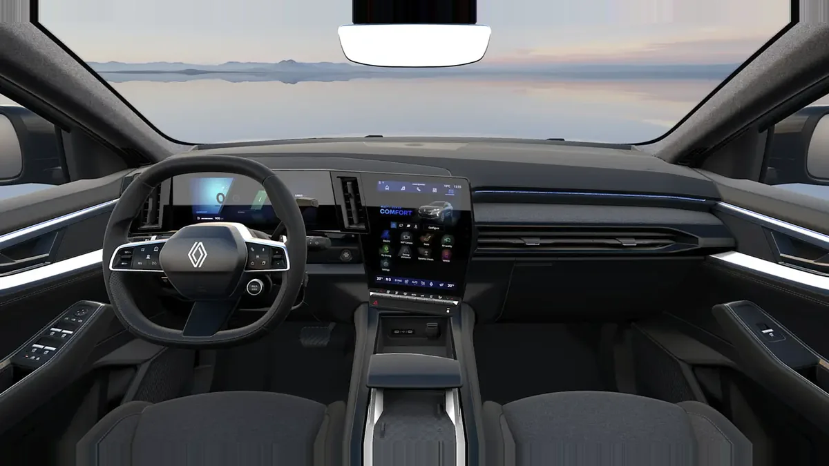 Renault ESPACE TECHNO E-TECH FULL HYBRID 200CV en renting en Zaragoza — Interior
