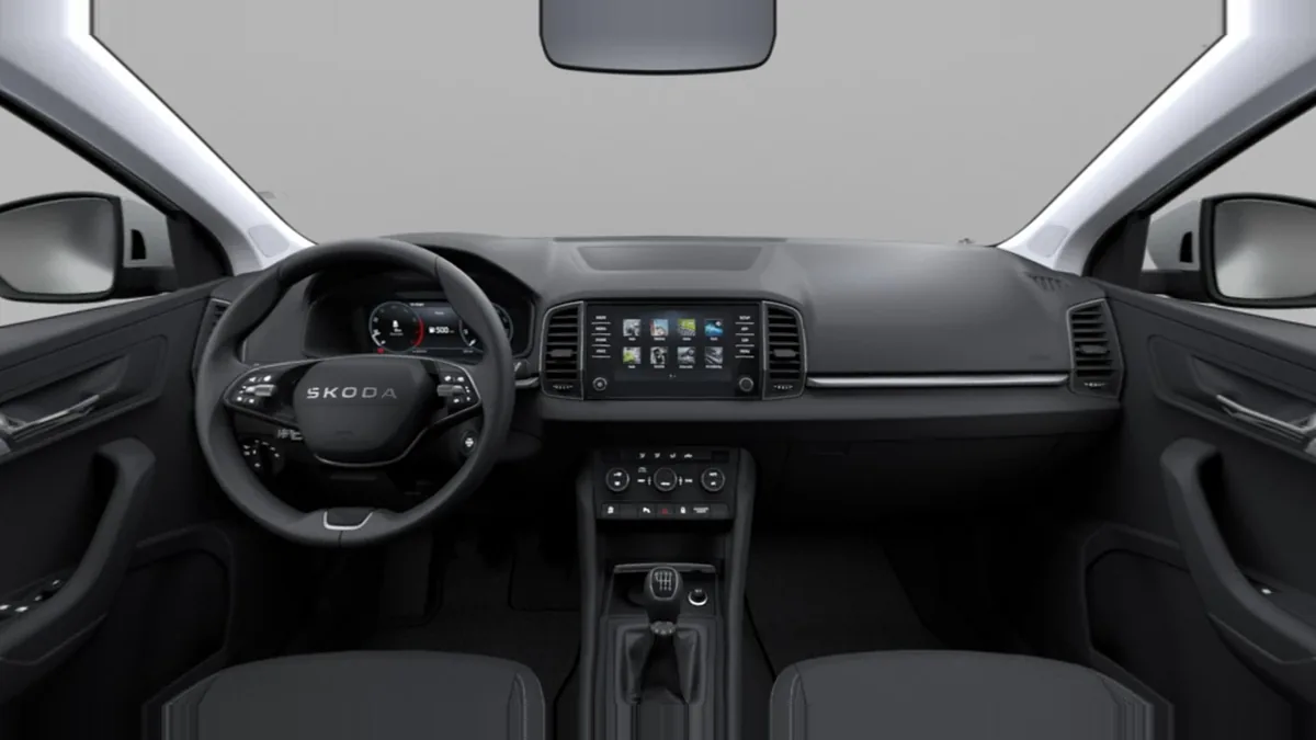 Škoda Karoq Selection 1.0 TSI 85kW (115CV) Manual en renting en Zaragoza — Interior