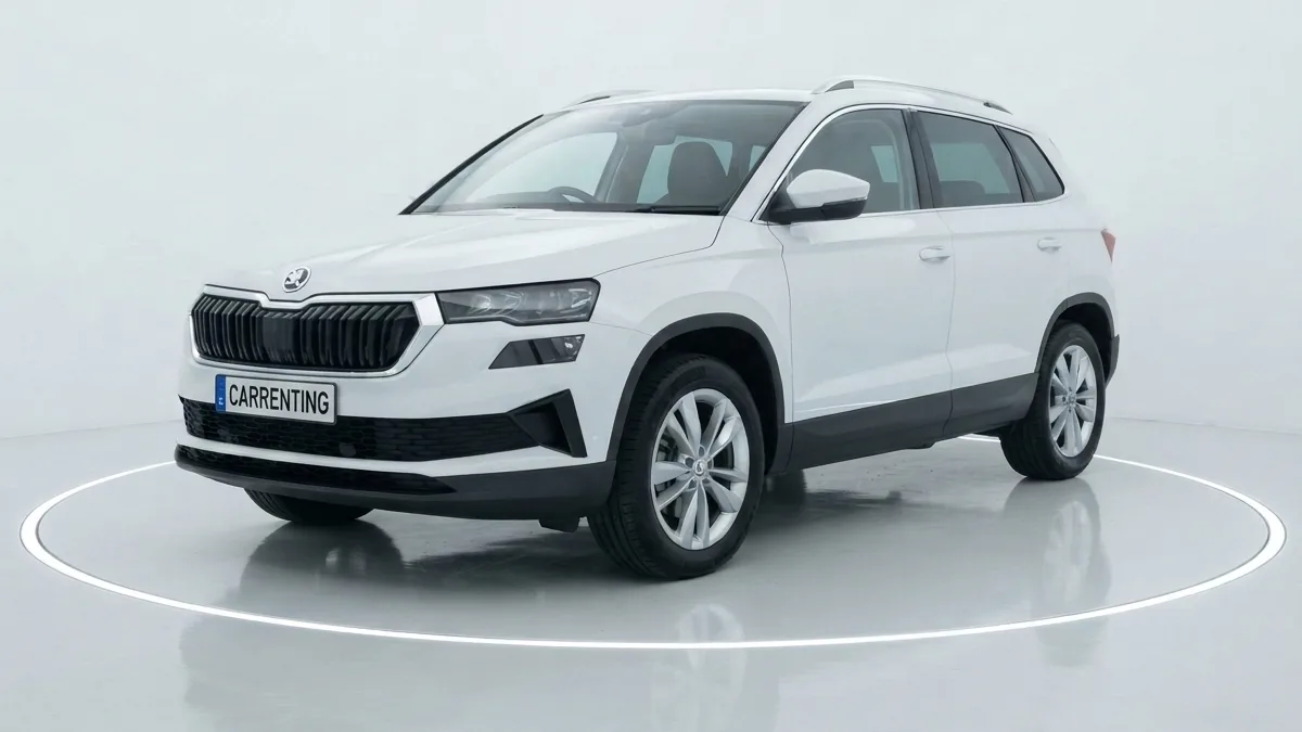 Škoda Karoq Selection 2.0 TDI 150cv 4x4 DSG en renting en Zaragoza — Trasera