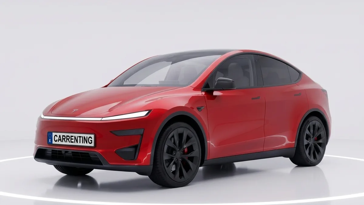 Tesla Model Y Performance AWD en renting en Zaragoza — Lateral