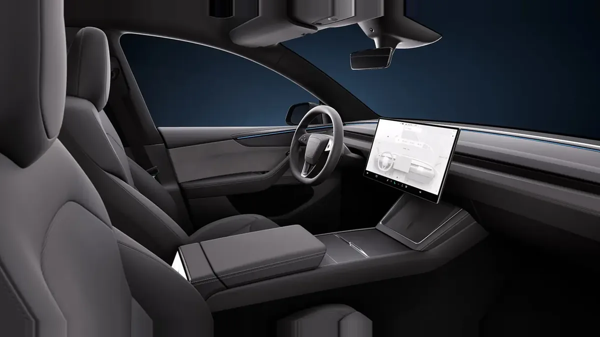 Tesla Model Y Performance AWD en renting en Zaragoza — Interior